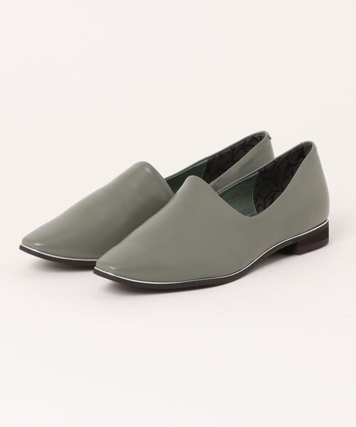 【セール】【Made in Japan】メタルラインソフトレザーフラットパンプス/621301（パンプス）｜HIMIKO（ヒミコ）