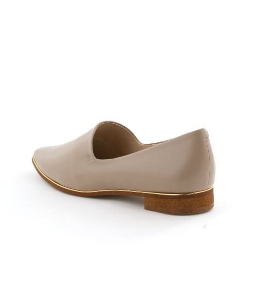 【セール】【Made in Japan】メタルラインソフトレザーフラットパンプス/621301（パンプス）｜HIMIKO（ヒミコ）