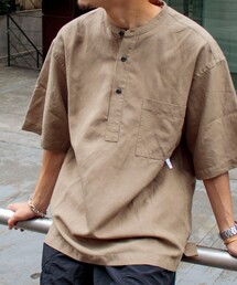 GLOSTER | 【WORK ABOUT/ワークアバウト】SUMMERY SHIRT プルオーバーシャツ スリーピング(シャツ/ブラウス)