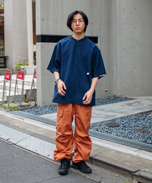 GLOSTER（グロスター）の「【WORK ABOUT/ワークアバウト】SUMMERY SHIRT プルオーバーシャツ スリーピング（シャツ/ブラウス・メンズ・ブラック/ネイビー/キャメル・S/M/L）」の20枚目の写真