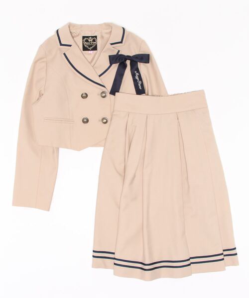 新品》メゾピアノ L160 ショートジャケットフレアスカート セッ