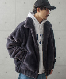 GLOSTER | 【GLOSTER/グロスター】フェイクファーブルゾン ビッグシルエット(その他アウター)