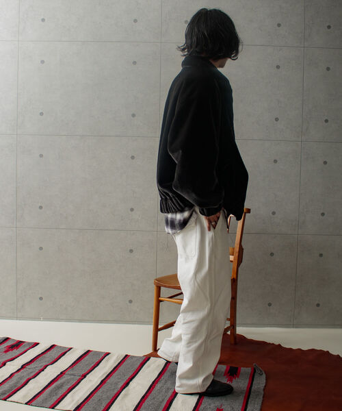 GLOSTER（グロスター）の「【GLOSTER/グロスター】フェイクファーブルゾン ビッグシルエット（その他アウター・メンズ・ブラック/ベージュ/グレー・M/L）」の10枚目の写真