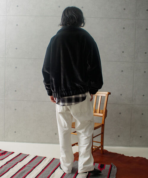 GLOSTER（グロスター）の「【GLOSTER/グロスター】フェイクファーブルゾン ビッグシルエット（その他アウター・メンズ・ブラック/ベージュ/グレー・M/L）」の11枚目の写真