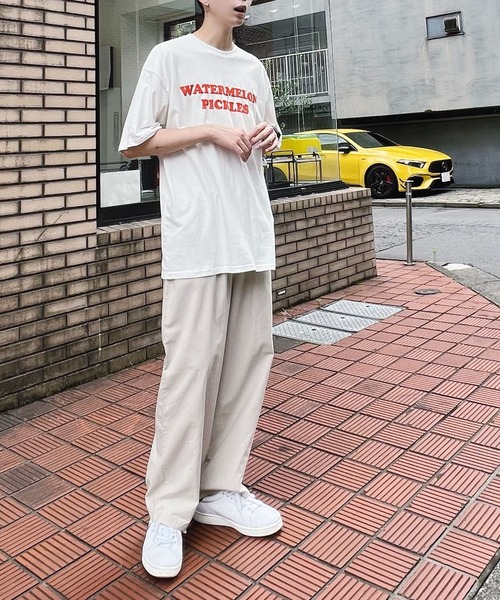 Figments(フィグメンツ)の「WATERMELON Tシャツ(Tシャツ/カットソー・レディース・ホワイト/ブラック/ピンク・FREE)」の12枚目の写真