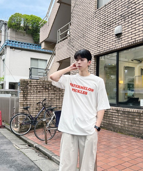 Figments(フィグメンツ)の「WATERMELON Tシャツ(Tシャツ/カットソー・レディース・ホワイト/ブラック/ピンク・FREE)」の11枚目の写真