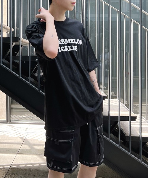 Figments(フィグメンツ)の「WATERMELON Tシャツ(Tシャツ/カットソー・レディース・ホワイト/ブラック/ピンク・FREE)」の14枚目の写真