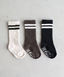 PUPPAPUPO | ライン ハイソックス 3足組(ソックス/靴下)
