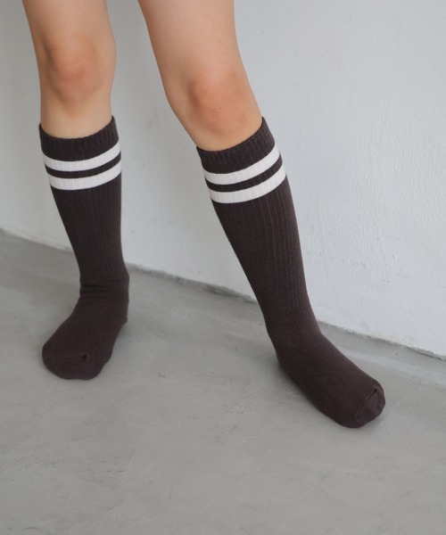 PUPPAPUPO（プッパプーポ）の「ライン ハイソックス 3足組（ソックス/靴下・キッズ・その他・S/M/L/XS）」の3枚目の写真