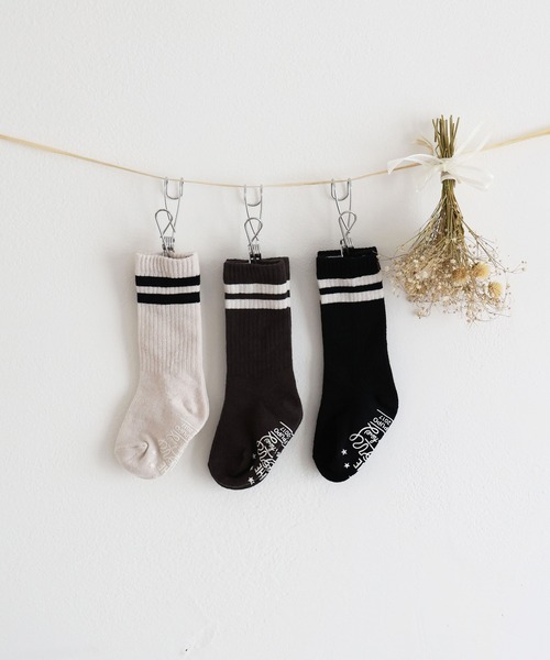 PUPPAPUPO（プッパプーポ）の「ライン ハイソックス 3足組（ソックス/靴下・キッズ・その他・S/M/L/XS）」の7枚目の写真