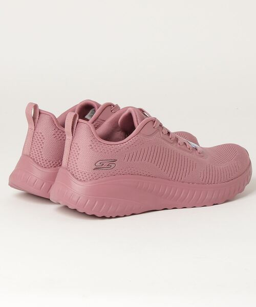 SKECHERS(スケッチャーズ)の「SKECHERS BOBS SQUAD CHAOS-FACE OFF / スケッチャーズ ボブズ スクワット カオス-フェイス オフ(スニーカー・レディース・ブラック/チェリーピンク/グレー系その他・22.5cm/23cm/23.5cm/24cm/24.5cm/25cm)」の4枚目の写真