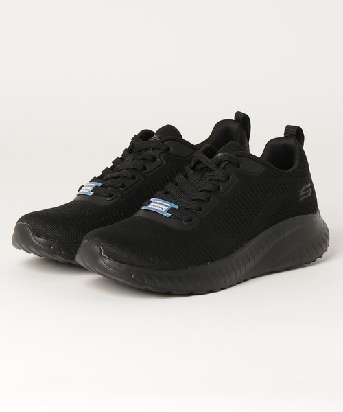 SKECHERS(スケッチャーズ)の「SKECHERS BOBS SQUAD CHAOS-FACE OFF / スケッチャーズ ボブズ スクワット カオス-フェイス オフ(スニーカー・レディース・ブラック/チェリーピンク/グレー系その他・22.5cm/23cm/23.5cm/24cm/24.5cm/25cm)」の6枚目の写真