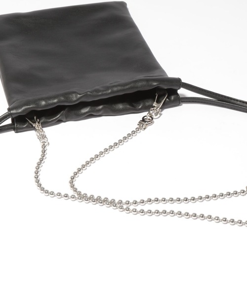 LAKOLE（ラコレ）の「フェイクレザー2WAYチェーンショルダーバッグ