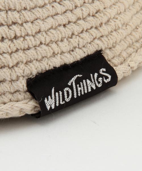 WILD THINGS（ワイルドシングス）の「WILDTHINGS / CROCHET HAT（ハット・メンズ・ナチュラル/ネイビー・ONE SIZE）」の11枚目の写真