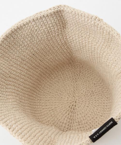 WILD THINGS（ワイルドシングス）の「WILDTHINGS / CROCHET HAT（ハット・メンズ・ナチュラル/ネイビー・ONE SIZE）」の12枚目の写真