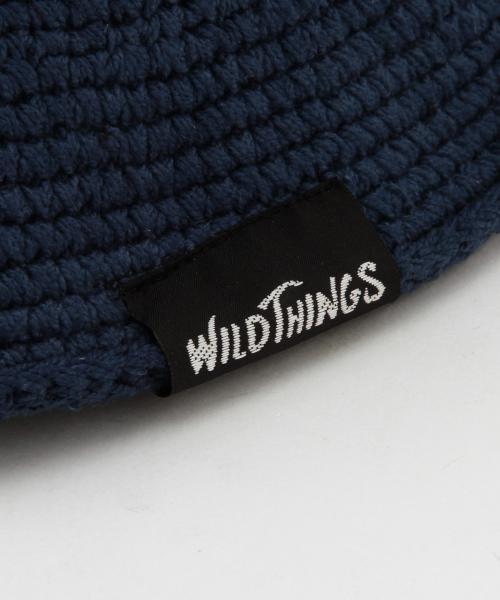 WILD THINGS（ワイルドシングス）の「WILDTHINGS / CROCHET HAT（ハット・メンズ・ナチュラル/ネイビー・ONE SIZE）」の9枚目の写真