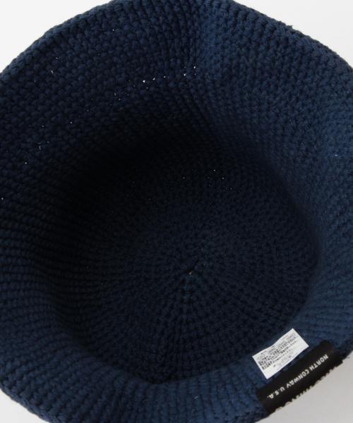 WILD THINGS（ワイルドシングス）の「WILDTHINGS / CROCHET HAT（ハット・メンズ・ナチュラル/ネイビー・ONE SIZE）」の10枚目の写真