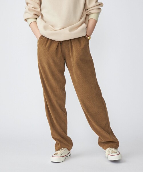 MACOBER(マコバ)の「*【SHIPS別注】IRMAC de MACOBER: ストレートシルエット ソフト コーデュロイ イージー パンツ(その他パンツ・メンズ・ブラウン/ダークグレー/グレー系その他/オリーブ・MEDIUM/LARGE/SMALL)」の4枚目の写真