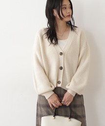 N.（N. Natural Beauty Basic） | ◆ウール混ショートカーディガン(カーディガン/ボレロ)