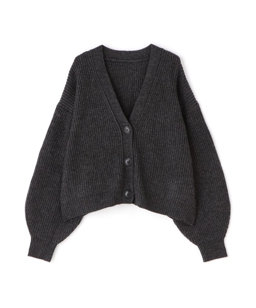 N.（N. Natural Beauty Basic）（エヌエヌナチュラルビューティーベーシック）の「◆ウール混ショートカーディガン（カーディガン/ボレロ・レディース・オフホワイト/ピンク/グリーン/チャコール・MEDIUM）」の18枚目の写真