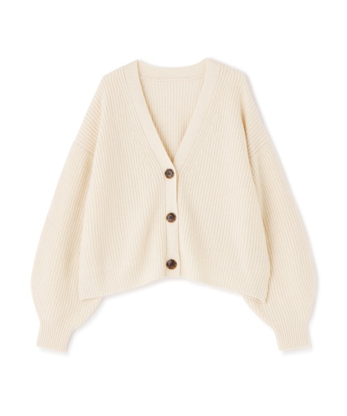 N.（N. Natural Beauty Basic）（エヌエヌナチュラルビューティーベーシック）の「◆ウール混ショートカーディガン（カーディガン/ボレロ・レディース・オフホワイト/ピンク/グリーン/チャコール・MEDIUM）」の16枚目の写真