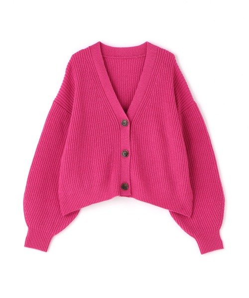 N.（N. Natural Beauty Basic）（エヌエヌナチュラルビューティーベーシック）の「◆ウール混ショートカーディガン（カーディガン/ボレロ・レディース・オフホワイト/ピンク/グリーン/チャコール・MEDIUM）」の20枚目の写真