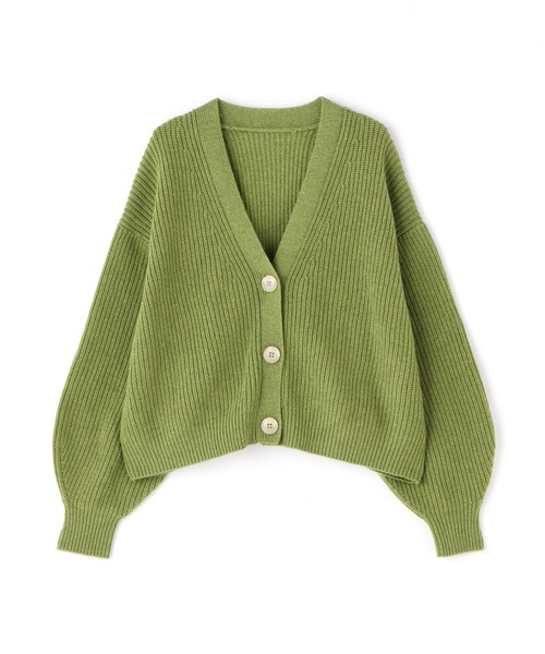 N.（N. Natural Beauty Basic）（エヌエヌナチュラルビューティーベーシック）の「◆ウール混ショートカーディガン（カーディガン/ボレロ・レディース・オフホワイト/ピンク/グリーン/チャコール・MEDIUM）」の22枚目の写真