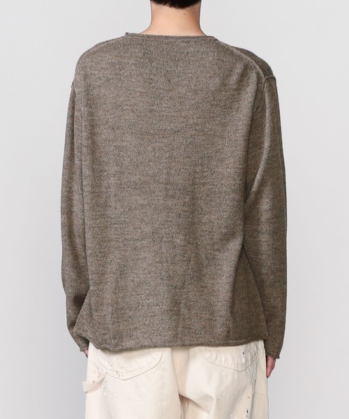 THIBAULT VAN DER STRAETE(ティボー・ヴァン・ダル・ストラット)の「THIBAULT VAN DER STRAETE | アルパカウール ロールネックニット MEN(ニット/セーター・メンズ・グレイッシュベージュ/ブラック・M/L)」の9枚目の写真