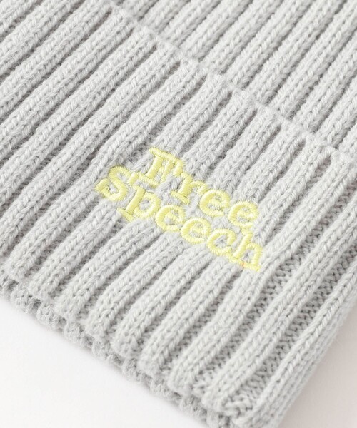 coen（コーエン）の「FreeSpeech(フリースピーチ)ニットワッチ（ニットキャップ/ビーニー・レディース・ライトグレー/ブラック・FREE）」の9枚目の写真