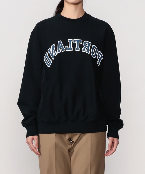 blurhms（ブラームス）の「blurhmsROOTSTOCK | クルーネックスウェット PRINT WOMEN（スウェット・レディース・ホワイト系その他/グリーン系その他・2）」の5枚目の写真