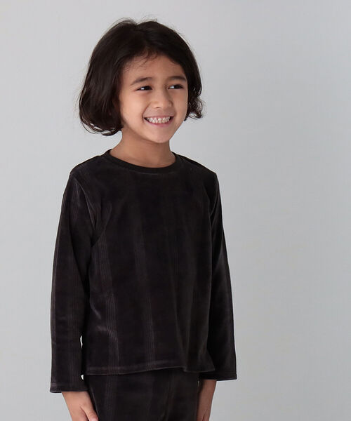 Vermeerist BEAMSベロアパジャマセットアップ ベロアニットスタンドカラージップアップルームウェア上下セット 通販