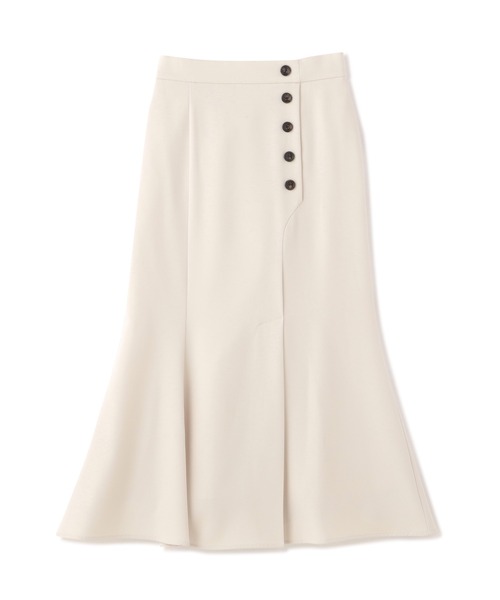 N.（N. Natural Beauty Basic）（エヌエヌナチュラルビューティーベーシック）の「サイドボタンマーメイドスカート（スカート・レディース・ホワイト/オレンジ/グリーン系その他・MEDIUM）」の17枚目の写真