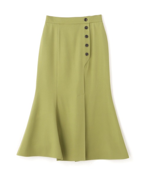 N.（N. Natural Beauty Basic）（エヌエヌナチュラルビューティーベーシック）の「サイドボタンマーメイドスカート（スカート・レディース・ホワイト/オレンジ/グリーン系その他・MEDIUM）」の15枚目の写真