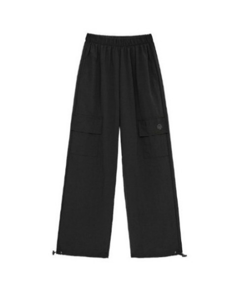muahmuah（ムーアムーア）の「A'GEM/9 × .kom『muah muah/ムーアムーア』BALLOON FIT WIDE CARGO BANDING PANTS/バルーンフィットワイドカーゴパンツ（カーゴパンツ・レディース・ブラック/カーキ・FREE）」の9枚目の写真