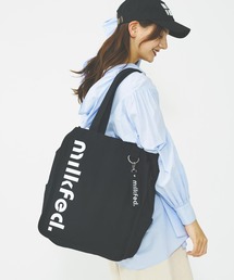 MILKFED. | ROUND LOGO 2WAY PC TOTE (ショルダーバッグ)