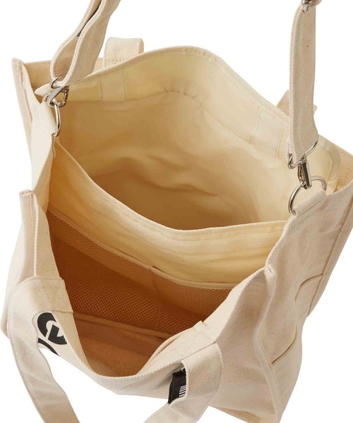 MILKFED.(ミルクフェド)の「ROUND LOGO 2WAY PC TOTE(ショルダーバッグ・レディース・ホワイト/ブラック/ライトピンク・ONE SIZE)」の12枚目の写真