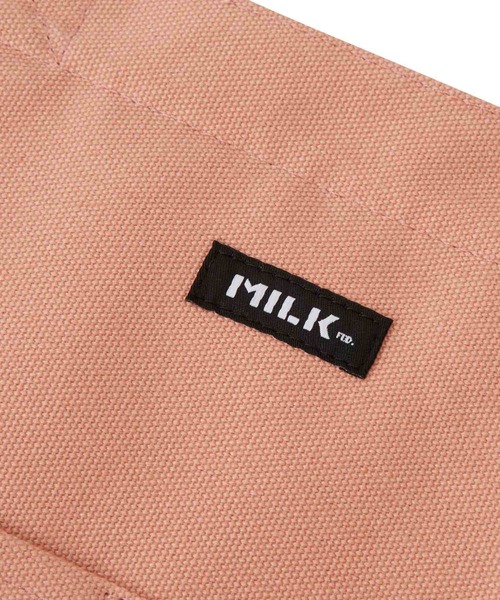 MILKFED.(ミルクフェド)の「ROUND LOGO 2WAY PC TOTE(ショルダーバッグ・レディース・ホワイト/ブラック/ライトピンク・ONE SIZE)」の14枚目の写真