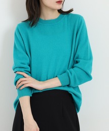 BRODIAEA 洗えるカシミヤシリーズ クルーネックニット