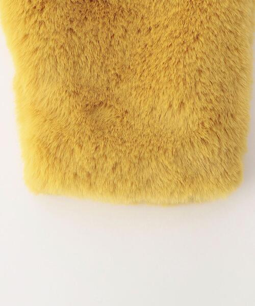 coen（コーエン）の「フェイクファーミトン（手袋・レディース・イエロー/オフホワイト/ダークグレー/ブラウン・FREE）」の18枚目の写真