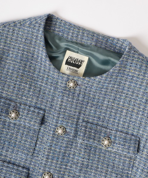 HOLIDAY（ホリデイ）の「TWEED JACKET ツイードジャケット（ノー