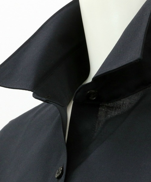 TOKYO SHIRTS（トウキョウシャツ）の「形態安定ノーアイロン レギュラー衿 長袖ビジネスワイシャツ（ビジネスシャツ・レディース・ブラック・XS/S/M/L/LL/XL）」の3枚目の写真