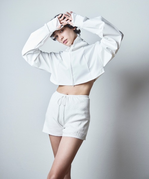 新品タグあり　papier/パピエ/eyelet shorts papier（パピエ）の「papier/パピエ/eyelet shorts（その他パンツ