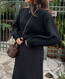 Lamoa | Lamoa/ショルダーカット ボリュームスリーブ ニット(ニット/セーター)