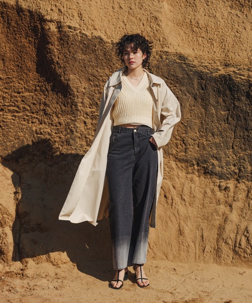 select MOCA（セレクトモカ）の「クロスウエストグラデーションデニム