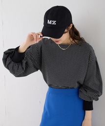 【ZOZOTOWN限定・Du noir】スナップ釦カフス袖カットソー