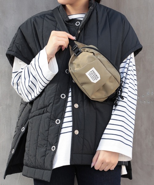 FREDRIK PACKERS（フレドリックパッカーズ）の「【FREDRIK PACKERS】420D DIVISION HIP PACK ヒップバッグ ウエストポーチ（ボディバッグ/ウエストポーチ・レディース・カーキ/ブラック・FREE）」の7枚目の写真