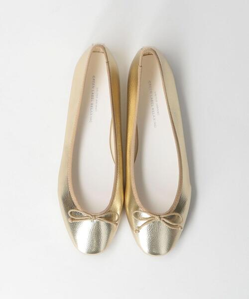 green label relaxing（グリーンレーベルリラクシング）の「ラウンド レイン フラット シューズ（レインシューズ・レディース・ブラック/シルバー/ゴールド・M(3~3.5)/L(4~4.5)/S(2~2.5)/LL(5~5.5)）」の3枚目の写真