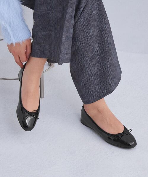 green label relaxing（グリーンレーベルリラクシング）の「ラウンド レイン フラット シューズ（レインシューズ・レディース・ブラック/シルバー/ゴールド・M(3~3.5)/L(4~4.5)/S(2~2.5)/LL(5~5.5)）」の4枚目の写真