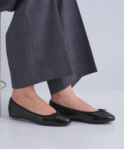 green label relaxing（グリーンレーベルリラクシング）の「ラウンド レイン フラット シューズ（レインシューズ・レディース・ブラック/シルバー/ゴールド・M(3~3.5)/L(4~4.5)/S(2~2.5)/LL(5~5.5)）」の6枚目の写真