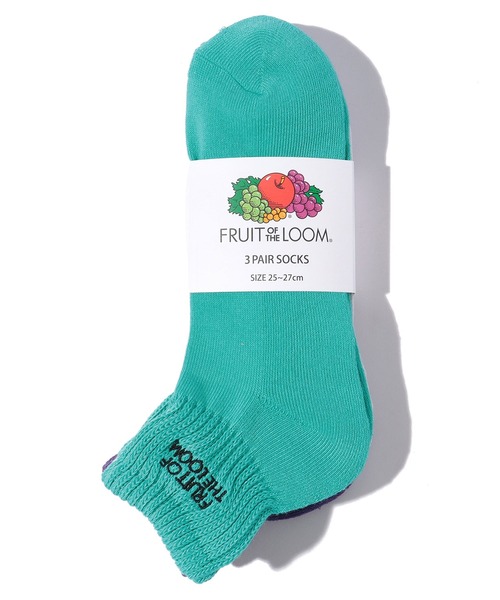 FRUIT OF THE LOOM（フルーツオブザルーム）の「FRUIT OF THE LOOM　ロゴ刺繍（ソックス/靴下・メンズ・マルチ・25cm～27cm）」の9枚目の写真